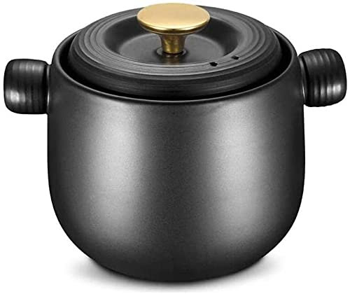 LLMTYO Cocotte en céramique Marmite en Terre Cuite Cocotte en céramique - Résistance à Haute température, Isolation Thermique Efficace, sans Fissures