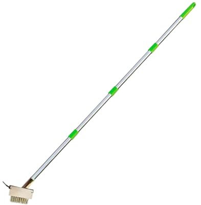 LOVIVER Unkrautbürste, Moosentferner für Auffahrten, praktisch zu verwenden, vielseitig einsetzbar, tragbarer Fugenreiniger, manueller Unkrautstecher für, 148 cm