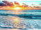 AIRDEA Strand Ozean Diamond Painting Erwachsene, DIY 5D Sonnenuntergang Diamant Painting Bilder, Bastelset Erwachsene Frauen als Haus Wanddeko 40x30 cm