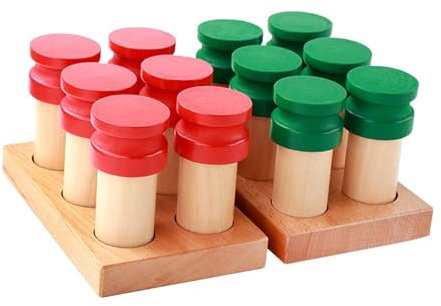 Colcolo Botellas con Olor Montessori, Juguete de Aprendizaje sensorial, exploración, olfato, Juguete Educativo sensorial para niños en el Aula