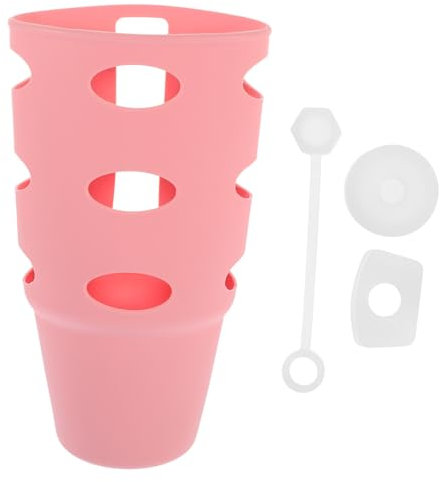 Anneome Cup Straw Cover Water Bottle Insulated Sleeve Non-Skid Silicone Boot Leakproof Set of 4