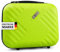 Xonic® Design Kosmetikkoffer aus ABS Hartschale – Robustes Beautycase als Handgepäck - Kosmetiktasche für Reisen – leicht & stabil (Neon Grün)
