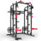 Sportstech SXM150 Smith Machine für Zuhause, Power Rack mit Kabelzug, Klimmzug, Langhantelstange, Bankdrücken, Multipresse, für Gewichtsscheiben, Kraftstation inkl. Griffe, Multifunktional, Home Gym