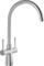 BLANCO MAX II | Kitchen Mixer tap in PVD Steel | Low Pressure | C-Shaped Swivel spout | Ø35 mm tap Hole | 700 mm connectors | Fingerprint-Resistant Surface | Long-Lasting Performance
