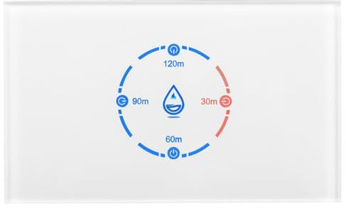 Nudiuhis Tuya Smart Life WiFi Boiler Switch 20A with Energy Monitoring 4400W Smart Water Heater Switch US Standard for Home