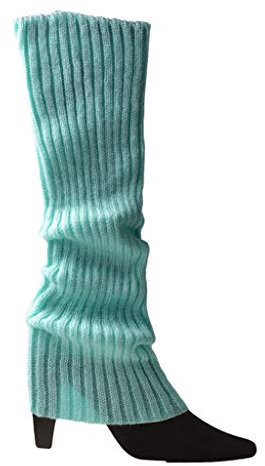 Dawutocap Beinwärmer Für Frauen Mädchen 80er Rippen Gestrickt Long Socken Stiefel Manschette Für Retro Party Kostüm Ballett Tanz Sportriemische Strickfußlosen Socken