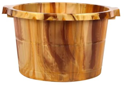 perfeclan Cubo para baño de pies, resistente, para pedicura, spa, práctico, para remojo de pies.