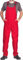 Work Bib and Brace Overalls, Overalls Men, Bib and Brace Dungarees Mens, Made in EU, Mazalat Protective Coverall, S -3XL Size - Made in EU - Work Trousers for Man, Lots of Colors, Red, M