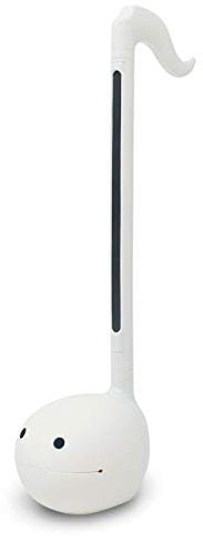 Otamatone Regular White Japanese Electronic Musical Instrument, Portable Touch Sensitive Digital Music Instruments Synthesizer, Fun Kids Teens Adults Birthday Christmas Toy Song Game Stuff