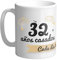 AR Regalos Taza Personalizada para Aniversario de Bodas - Personalizable con los Datos del Aniversario de Boda - Regalo Aniversario de Bodas