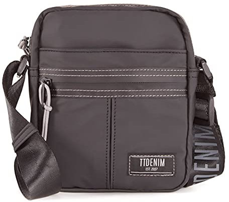 Denim TOM TAILOR bags - Menswear BJÖRN Herren Umhängetasche S, black, 18x6x21