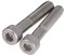 Lot de 2 vis à tête hexagonale M8 x 45 mm à tête fraisée Allen en acier inoxydable 304