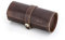 Hiram Portaorologi da viaggio in vera pelle Organizer a rotolo classico, custodia per 3 orologi per bracciali-caffè
