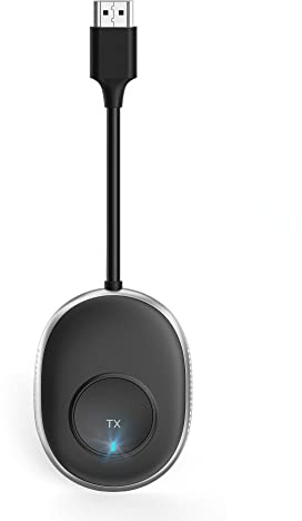 MpioLife Wireless HDMI Transmitter, 4K 5G Ultra HD Video Audio Streaming Extender Konverter 164FT, Streaming Video Sender für Heimkino/Geschäftskonferenz/Klassenunterricht/Spiele