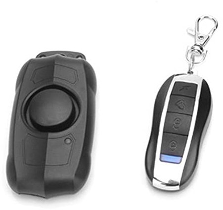 Riloer 5-Degree Sensitivity Adjustable 120Db Wireless Alarm With Remote Control Anti-Theft Vibration Safety Motion Sensor Suitable For Scooters Bicycles