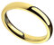 Taffstyle Band Ring Edelstahl Herrenring Damenring Partnerring Trauring Verlobungsring Damen Herren Gold Größe 49 (15.6) Breit 3mm
