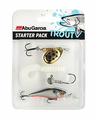 Abu Garcia Starter Pack Trout, Fishing Hook, Kits, Predator Fishing, Trout, Perfect for Beginner or Intermediate Anglers, Components Picked by Abu Garcia Experts, Unisex, Assorted