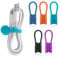 5 fascette di fissaggio riutilizzabili in silicone, organizer per cavi, resistenti, magnetiche, per cavi USB (7 cm)