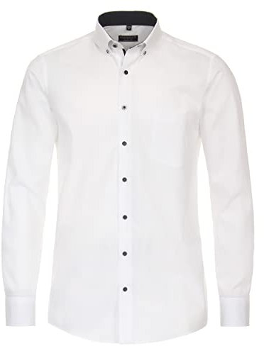 Redmond Businesshemd Uni nah Comfort Fit 0 Weiss S