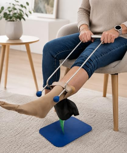 Anziehhilfe für Kompressionsstrümpfe, Stützstrümpfe, Socken - Dressbuddy