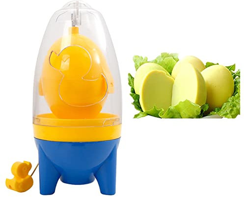 Ailopta Creatore Manuale di Uova d'oro, Frullatore per Uova d'oro Tuorlo, Agitatore per Uova Frullatore Bianco E Tuorlo per Uova Sode, Frullatore Manuale per Uova in Guscio