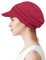 Alnorm Slouchy Beanie Krempe Hut Männer Slouch Hut Baggy Chemo Hut Weinrot