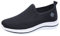 Weiße Sneaker Damen und Herren Mode Frühling und Sommer Damen Sportschuhe mit flachem Boden und weicher Unterseite Fly Woven Mesh Atmungsaktiver Slip-On bequemer Gesundheitsschuhe Damen (Black, 38)