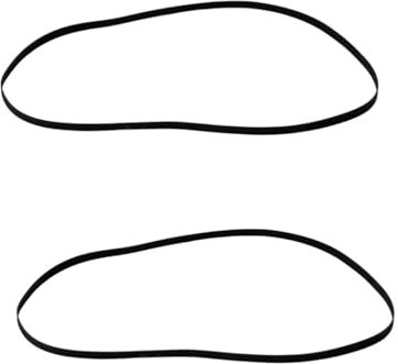 Vaguelly 2st Gummiband Für Plattenspieler Kassettenrecorder Riemen Ersatz Plattenspieler Gürtel Für Phonographen Gürtel Für Plattenspieler Gürtel Für Kassettenbandmaschinen Video Jahrgang