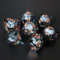 DND Würfel Set Drachenauge Polyedrische Harz Spielwürfel Scharfkantige D&D Rollenspiel-Würfel für Dungeons and Dragons RPG MTG Pathfinder D4 D6 D8 D10 D% D12 D20 mit Geschenkbox