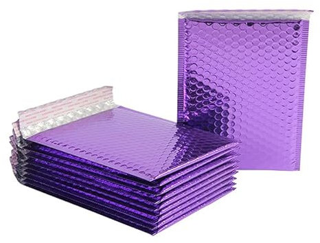 Versandtaschen Luftpolster 10 Teile/los Rose Gold Metallic Blase Mailer Folie Gepolsterte Taschen Aluminisierte Post Taschen Geschenk Verpackung Gepolsterte Versand Umschläge PolsterumschläGe (Color