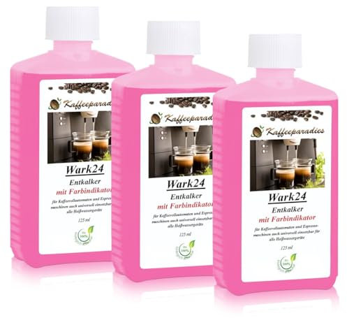 Wark24 Universal Entkalker 125ml für Kaffeevollautomaten, Wasserkocher uvm. (3er Pack)