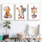 Anatomie 3er-Set - Herz, Gehirn, Menschliche Anatomie Poster für Krankenhaus und Klinik - Wandkunst Medizin Bilder Ohne Rahmen (B, 50x70cm*3)