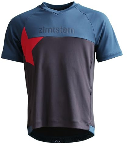 Zimtstern Herren Bulletz Radtrikot, dark navy-french navy, XL