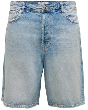 Only & Sons Herren Jeansshorts Onsfade MBD 9085 Azg DNM Shorts