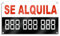 Cartel de Lona Se Alquila 74x42 cm con Numeros Personalizables Venta de Pisos Locales Inmobiliaria (Se Alquila)