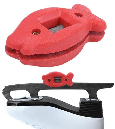 Schlittschuhe Schleifen, Schlittschuhe Klingenschärfer Schärfer Diamant Manueller Schlittschuhkanten Breite Einstellbar Schlittschuhschärfer mit Tragbarer Tasche für Eishockey