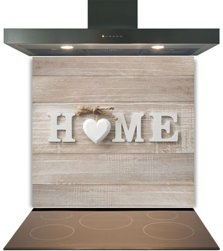 Printed Toughened Glass Splashback for Kitchen, Tempered Heat Resistant Glass Splashbacks for Cookers (Design 2059, 60 x 60cm)