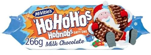 Hobnobs Milk Chocolate Biscuits 262g Tasty And Twisty A symphony of flavors Gift Hamper For Birthday,Christmas,Easter,New Year (Pack Of 12)