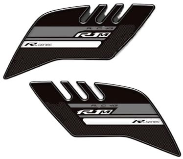 Serbatoio Moto Accessori Adesivi Per Ya&maha YZF R1M YZFR1M 2018 2019 2020 Distintivo Dell'emblema Logo Rilievo Carro Armato Degli Autoadesivi Della Decalcomania Carburante Protezione