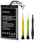 [4000mAh] Battery for PS4 Controller, New Upgrade High Capacity Battery Replacement for Sony PS4 Pro/Slim, Playstation 4 CUH-ZCT2U CUH-ZCT1E CUH-ZCT1U CUH-ZCT1H with Complete Repair Tool - 1 Pack