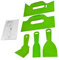 5Piece All Spackling Putty Scraper Spatula Kits for DIYer Enthusiasts&Construction Professional Painters