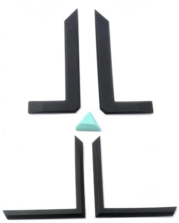 Gintai Rubber Laptop Feet for ASUS TUF Gaming F15 FX507 FX507ZC FX507ZE FX507ZM FX507ZR FX507VV FX507VU FX507ZV FX507VI FX507ZI FX507ZU (4 x Grey + 1 x Green)