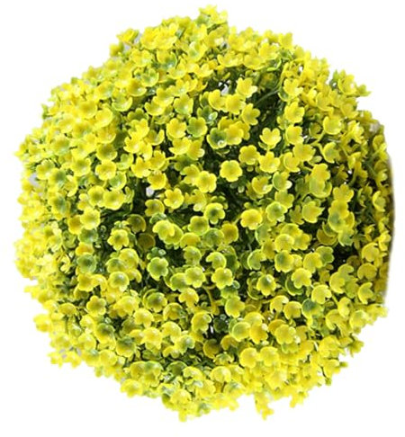 Artificial Topiary Ball | Plant Topiary Ball Greenery Sphere Centella - Plant Sphere, UV Resistant Boxwood, Decorative Balls for Wedding and Home Décor