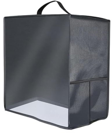 Miyanvuo Eismaschinen Abdeckhaube,Abdeckung Mit Griff Für Dessertzubereitung | 40 X 26 X 45 cm Spritzwassergeschützter Schutz für die Küche