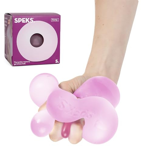Speks Jumbo Gump Stress Balls | Ultra Soft Squishy Fidget Toy for Adults & Teens | Stress Relief & Desk Toy | Moon Jelly