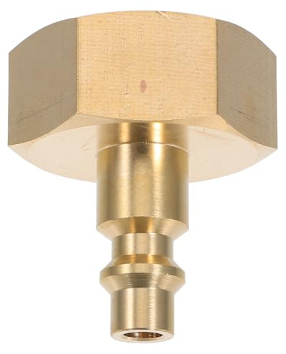 OSALADI Luftkompressor Adapter 3/4 Zoll Gartenschlauch Entlüftungsstopfen Winterfest für Wohnmobil Sprinkler Schnellkupplung