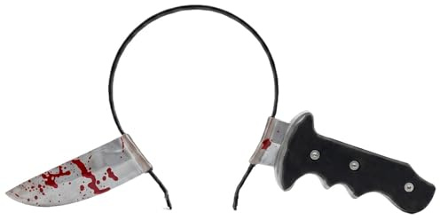 Halloween Cleaver Headband Funny Horror Bloody Headpiece