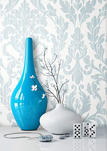 Tapete Klassik Landhaus Edel Natur Vliestapete Modern, schönes Barock Design, moderne Natur Optik für Wohnzimmer, Schlafzimmer, Flur oder Küche inkl. Newroom Tapezier Profibroschüre
