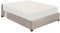 Niys Luxus-Bettwäsche, Spannbettlaken aus 100 % gebürstetem Baumwollflanell, extra tief (40 cm), für Super-Kingsize-Bett, cremefarben