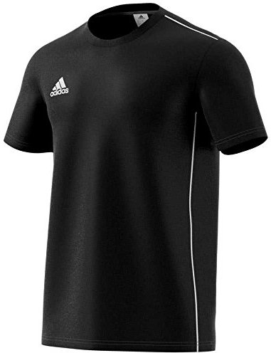 adidas Herren Core 18 T-shirt, Black/White, S